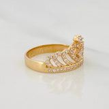 Anillo Tiara 3.4g / T7 Oro Amarillo 18K