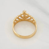 Anillo Tiara 3.4g / T7 Oro Amarillo 18K