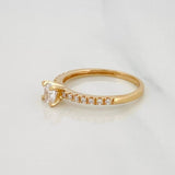 Anillo Solitario Cuatro Garras 1.85g / T6 1/4 Oro Amarillo 18K