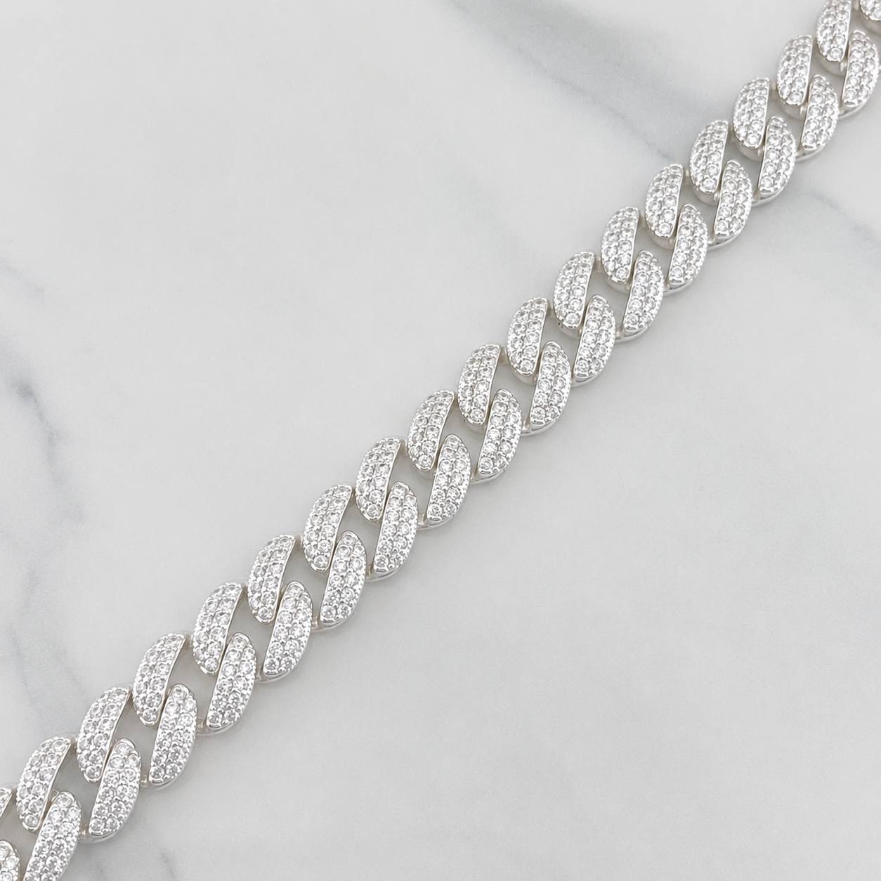 Pulso Cubano 19.4g / 21cm / 8mm Plata 925
