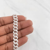 Pulso Cubano 19.4g / 21cm / 8mm Plata 925