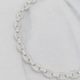 Pulso Gc Diamantado 12.2g / 18cm / 6.2mm Plata 925