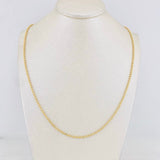 Cadena Militar 7.45g / 45.3cm / 1.88mm Oro Amarillo 18K