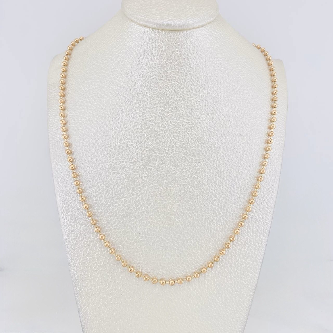 Cadena Militar 21.95g / 77cm / 2.89mm Oro Rosa 18K
