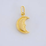 Dije Media Luna 0.55g / 1.9cm Oro Amarillo 18K