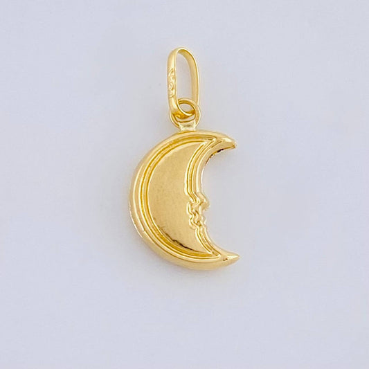 Dije Media Luna 0.55g / 1.9cm Oro Amarillo 18K