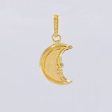 Dije Media Luna 0.5g / 1.9cm Oro Amarillo 18K
