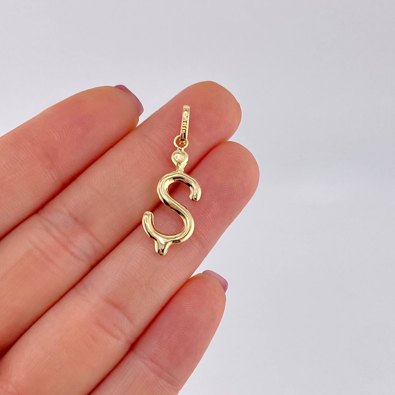 Dije Signo Pesos 0.8g / 3cm Oro Amarillo 18K