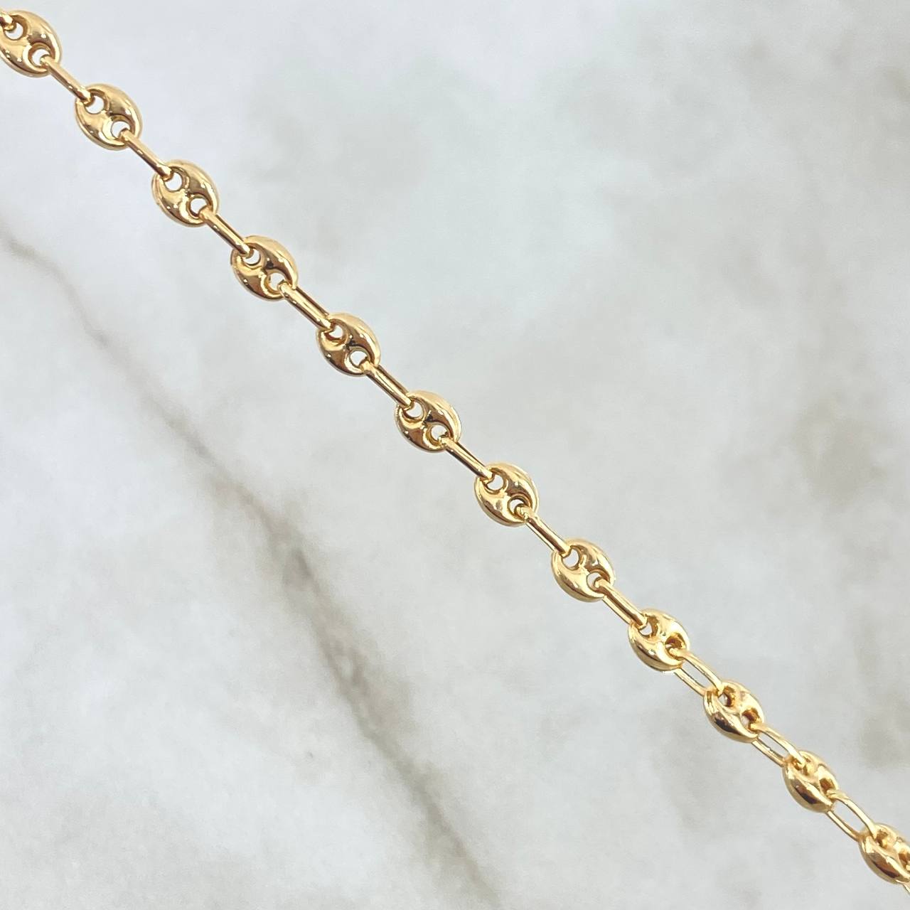 Pulso GC 2.8gr / 21.5cm / 3mm Liso Oro Amarillo 18K