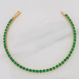 Pulso Tennis 6.95g / 18cm / 2.8mm Oro Amarillo 18K