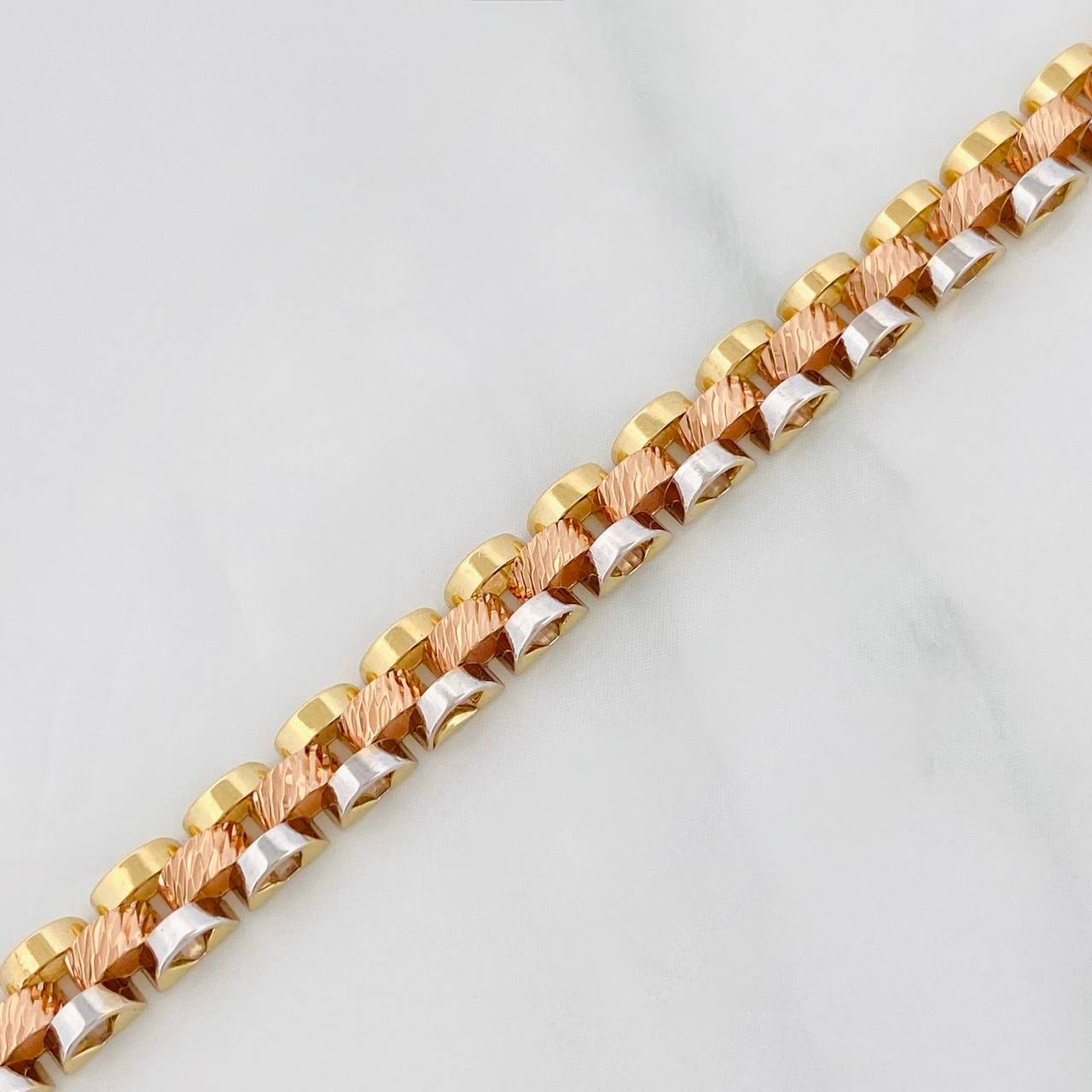 Pulso Correa 10.4g / 19cm / 5.18mm Tres Oros 18K