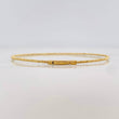 Pulso Aro Diamantado 2g / 17cm / 2mm Oro Amarillo 18K