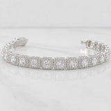 Pulso Tennis 17.7g / 18cm / 6.91mm Plata 925