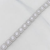 Pulso Tennis 17.7g / 18cm / 6.91mm Plata 925