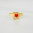 Anillo Carta Poker 1.2g / T5 1/2 Oro Amarillo 18K
