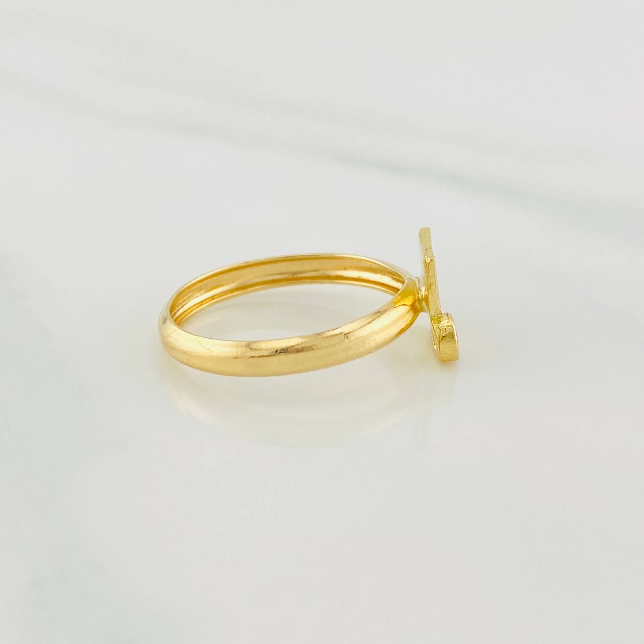 Anillo Carta Poker 1.2g / T5 1/2 Oro Amarillo 18K