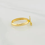 Anillo Carta Poker 1.2g / T5 1/2 Oro Amarillo 18K