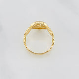 Anillo 15's Corazones 3g / T6 1/2 Dos Oros Amarillo Blanco 18K