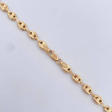 Cadena GC 14.4gr / 58.5cm / 5mm Diamantada Oro Amarillo 18K $