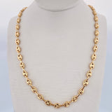 Cadena GC 14.4gr / 58.5cm / 5mm Diamantada Oro Amarillo 18K $