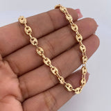 Cadena GC 12.25gr / 58.5cm / 4mm Diamantada Oro Amarillo 18K &