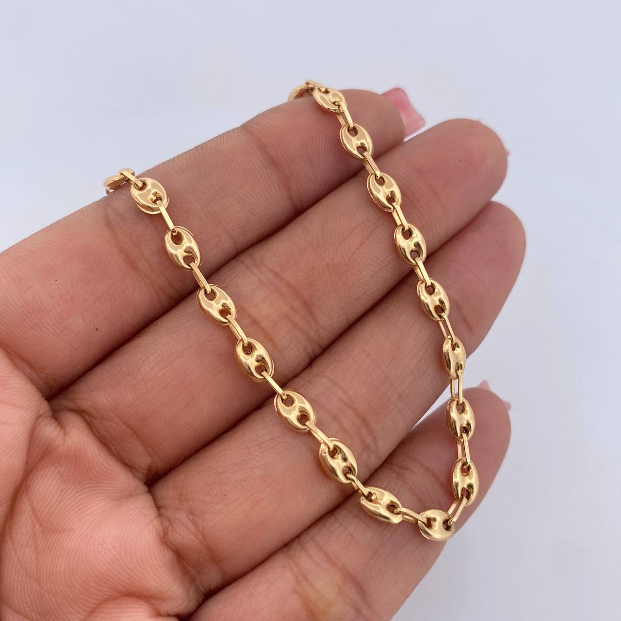 Cadena GC 12.25gr / 61.8cm / 5mm Oro Amarillo 18K &