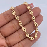 Pulso GC 5.5gr / 20.8cm / 5mm Diamantado Oro Amarillo 18K $