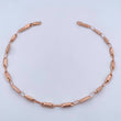Tobillera Rustica Barril  4.05gr / 25.7cm / 4mm Oro Rosa 18K $