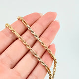 Cadena Lazo Especial 15.65gr / 60cm / 3.4mm Tres Oros +3 18K *