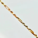 Cadena Lazo Especial 15.65gr / 60cm / 3.4mm Tres Oros +3 18K *