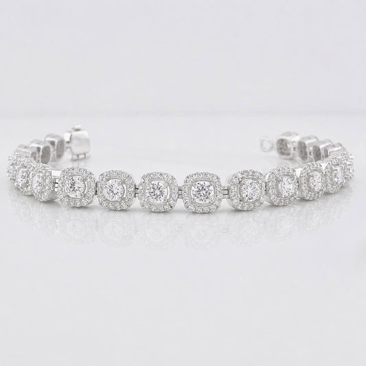 Pulso Tennis 20g / 17cm / 7.5mm Plata 925