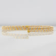 Pulso Aro Diamantado 5g / 17cm / 2mm Tres Oros 18K