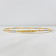Pulso Aro Diamantado 2.05g / 18cm / 2mm Tres Oros 18K