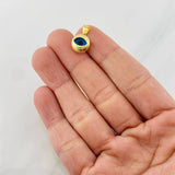 Dije Ojo Turco 1.05g / 1.5cm Oro Amarillo 18K
