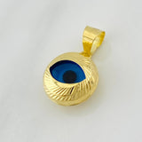 Dije Ojo Turco 1.05g / 1.5cm Oro Amarillo 18K