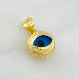 Dije Ojo Turco 1.05g / 1.5cm Oro Amarillo 18K