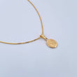Set Cadena Veneciana 2.7gr/45.2cm / 0.6mm + Dije Virgen Milagrosa 0.55gr/1.7cm Troquelada Oro Amarillo 18K (Oferta) $