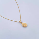 Set Cadena Veneciana 1.8gr / 45cm / 0.4mm + Dije Espiritu Santo 0.5gr / 1.7cm Troquelado Oro Amarillo 18K (Oferta) $