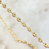 Cadena GC 9.65gr / 50cm / 4.8mm Diamantada Oro Amarillo 18K *