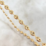 Cadena GC 9.05gr / 45cm / 4.8mm Diamantada Oro Amarillo 18K *