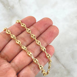 Cadena GC 9.1gr / 45cm / 4.7mm Diamantada Oro Amarillo 18K ©