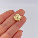 Herraje Timón 0.9g / 1.8cm Oro Amarillo 18K