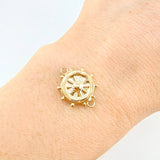 Herraje Timón 0.85g / 1.8cm Oro Amarillo 18K
