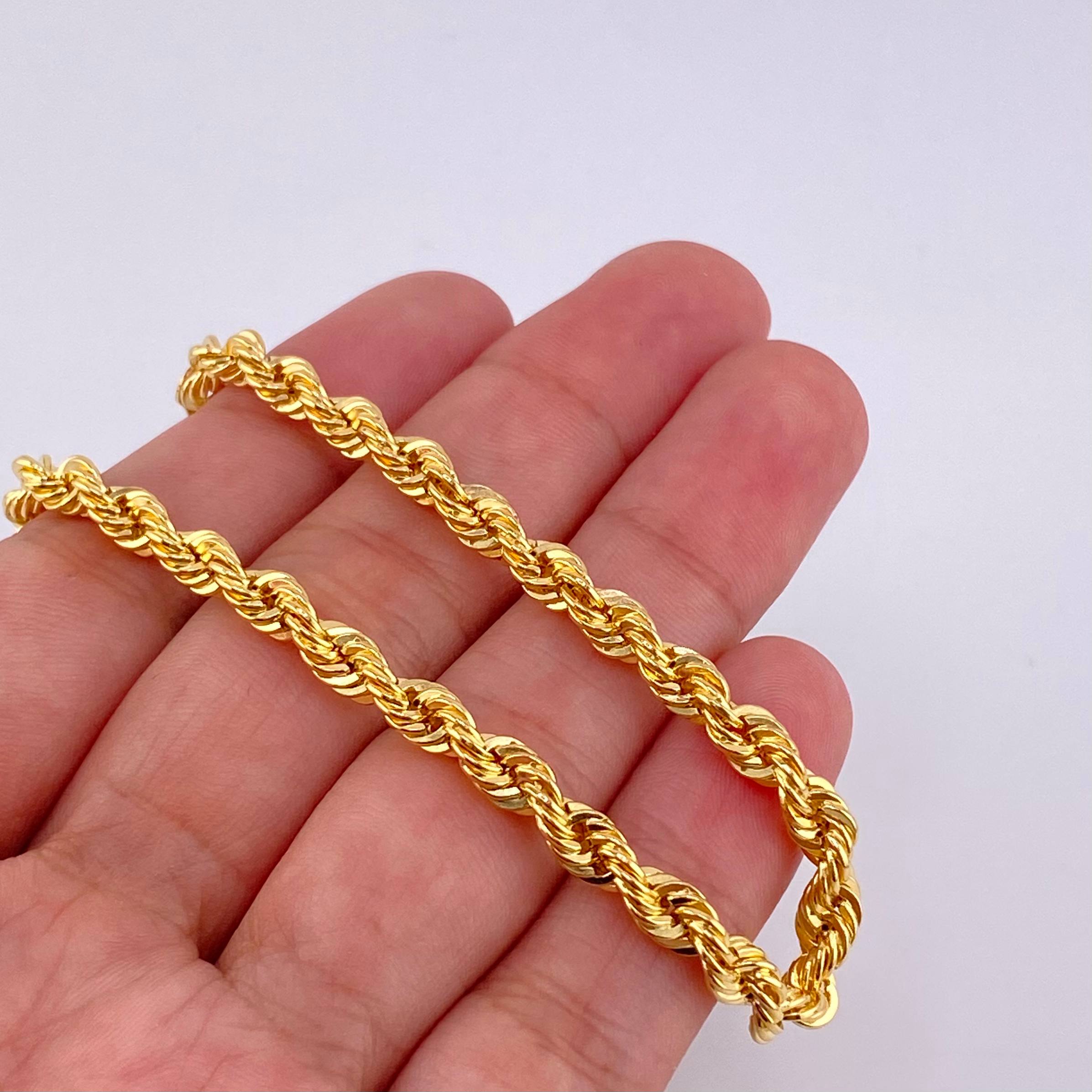 Pulso Lazo 4.65g / 19.2cm / 4.4mm Oro Amarillo 18K