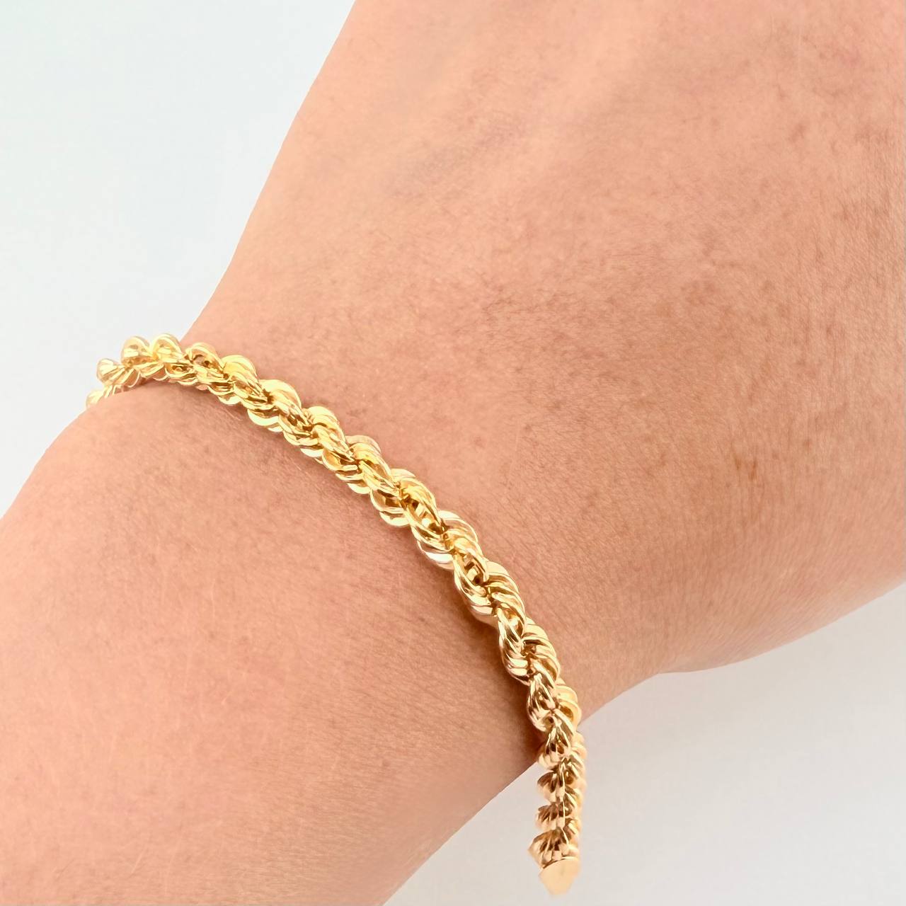 Pulso Lazo 4.65g / 19.2cm / 4.4mm Oro Amarillo 18K