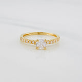 Anillo Solitario Churumbela 1.85g / T6 3/4 Oro Amarillo 18K
