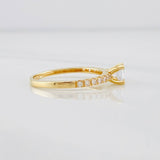 Anillo Solitario Churumbela 1.85g / T6 3/4 Oro Amarillo 18K