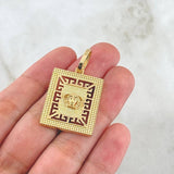 Dije Medusa Texturizado 7.45gr / 4cm / Oro Amarillo 18K