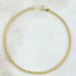 Pulso Cubano 1gr / 19.5cm / +1 Oro 18K