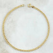 Pulso Cubano 1gr / 19cm / Oro Amarillo +1 18K *